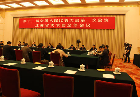 江苏代表团举行开放日