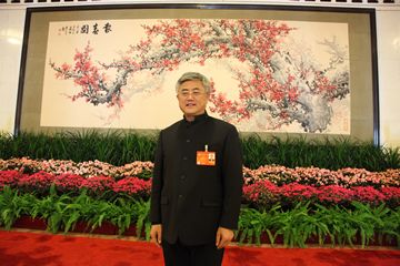 赵长青委员：成立海峡两岸书法交流促进会