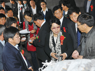 赵敏厅长在浩市新能源有限公司调研