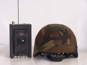 单兵发射机与带摄像机的头盔