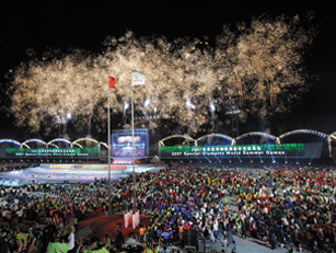 特奥会闭幕式  图片由中国残联信息中心武艺提供