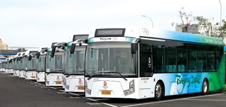 锂离子电池纯电动客车服务于奥运村和媒体村