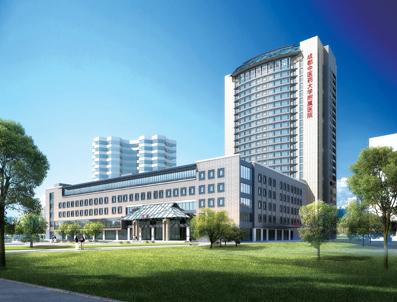 成都中医药大学附属医院透视图